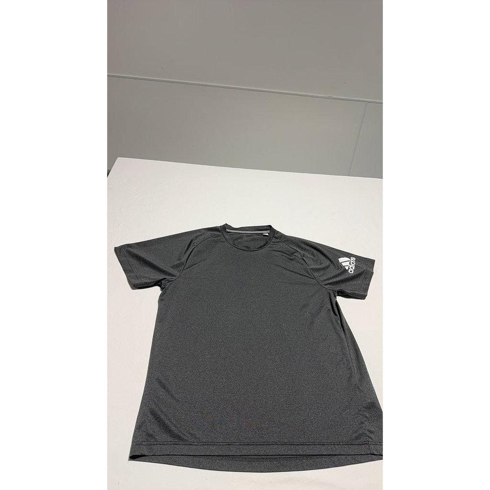 Adidas Climalite Mens Performance T-Shirt Dark Gray Activewear Size M